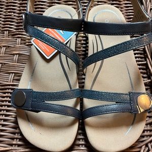 Aetrex Navy Sandals Brand New 8.5